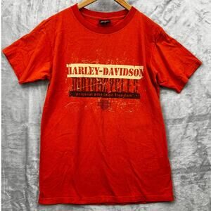 Harley-Davidson Graphic T-Shirt Motorcycles‎ D&S Phoenix Oregon Orange Medium